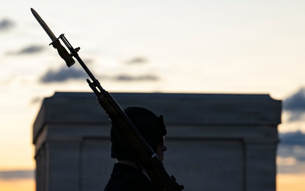 Sunrise at the Tomb of the Unknown Soldier