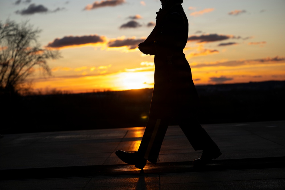 Sunrise at the Tomb of the Unknown Soldier