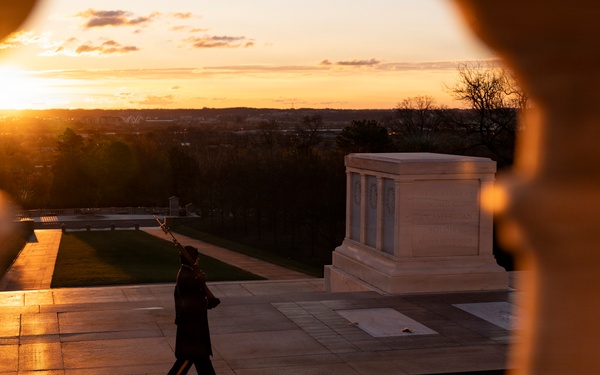 Sunrise at the Tomb of the Unknown Soldier