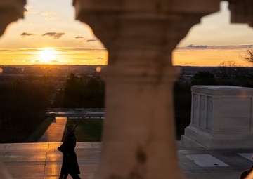Sunrise at the Tomb of the Unknown Soldier