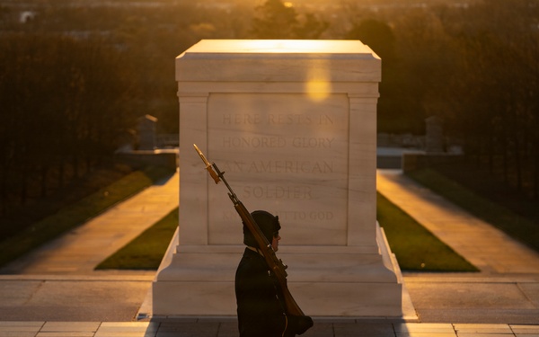 Sunrise at the Tomb of the Unknown Soldier