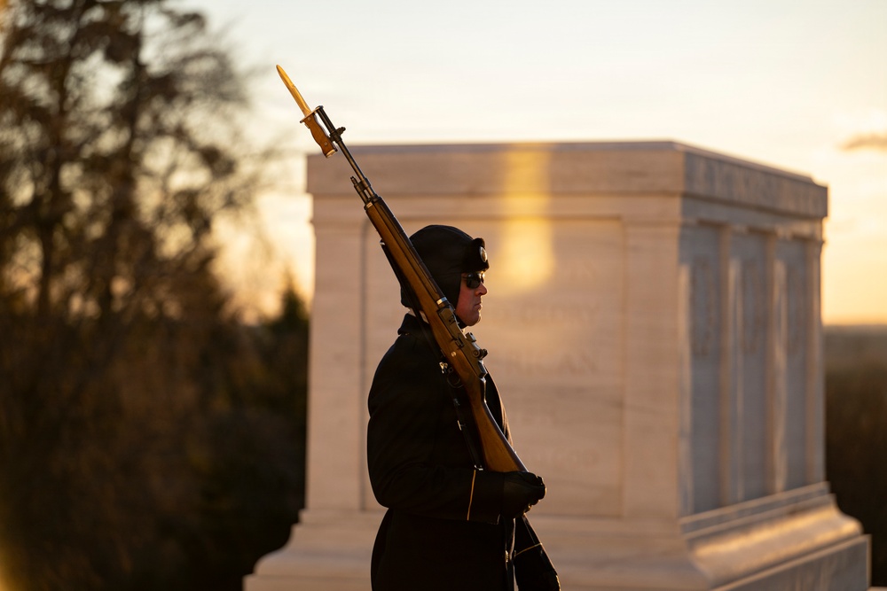 Sunrise at the Tomb of the Unknown Soldier