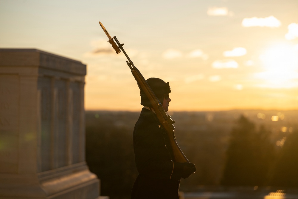 Sunrise at the Tomb of the Unknown Soldier