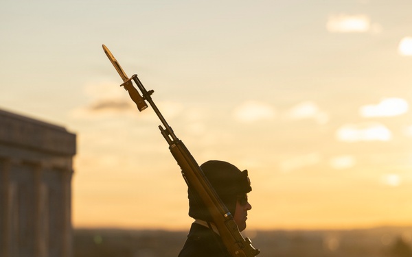 Sunrise at the Tomb of the Unknown Soldier
