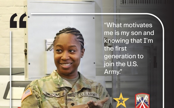 21st TSC Hero of the Week, Spc. Armel Cindy Dikoume Ndoumbe