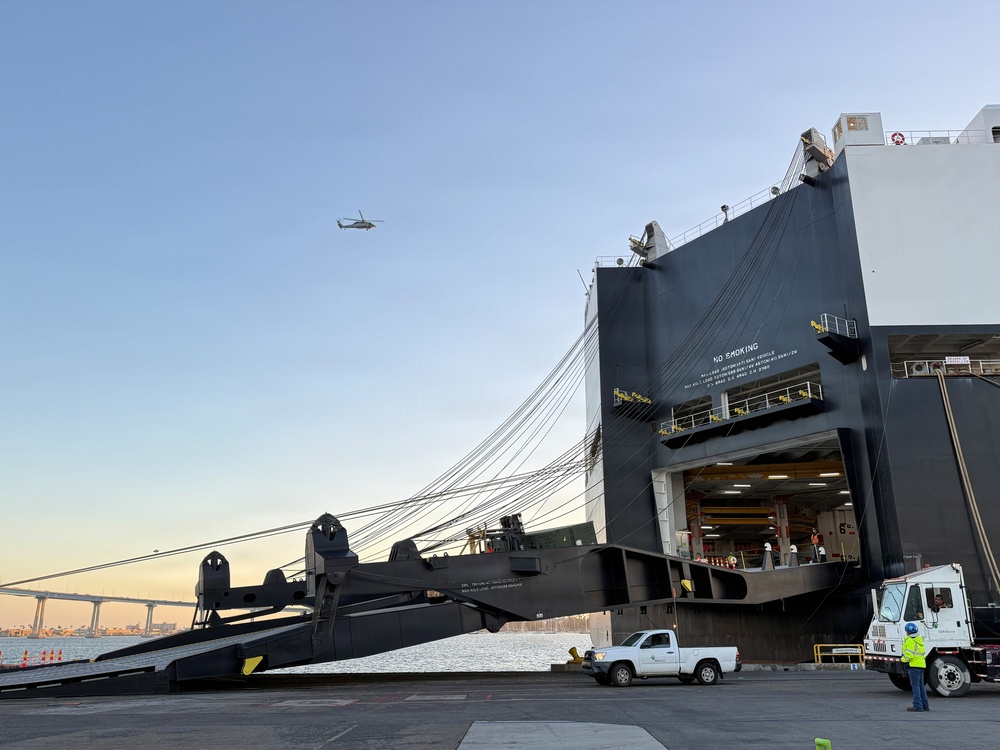 834th Trans Bn and 4th ID Soldiers focus on mission in San Diego