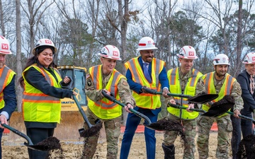Shovels Hit Dirt at Fort Eustis Gate