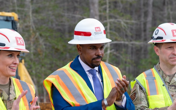 Shovels Hit Dirt at Fort Eustis Gate