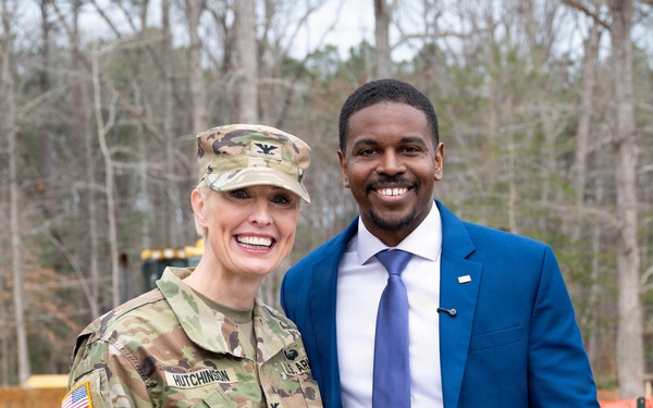 Shovels Hit Dirt at Fort Eustis Gate