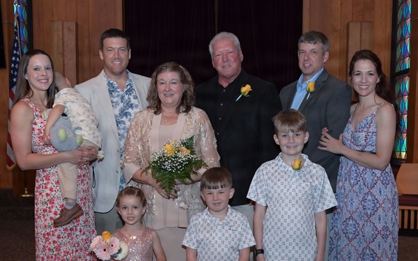 Love, service and 50 years: Couple returns to Keesler to renew vows where their Air Force journey began