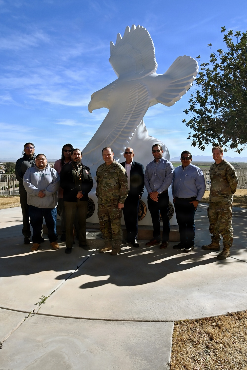 U.S. Army Yuma Proving Ground Commander meets with Quechan President and council