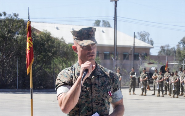 MWSS-473 Relief and Appointment Ceremony