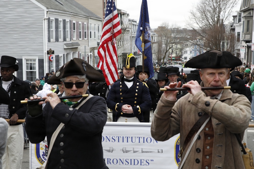 USS Constitution Sailors March in St. Patrick’s Day/Evacuation Day Parade in Boston