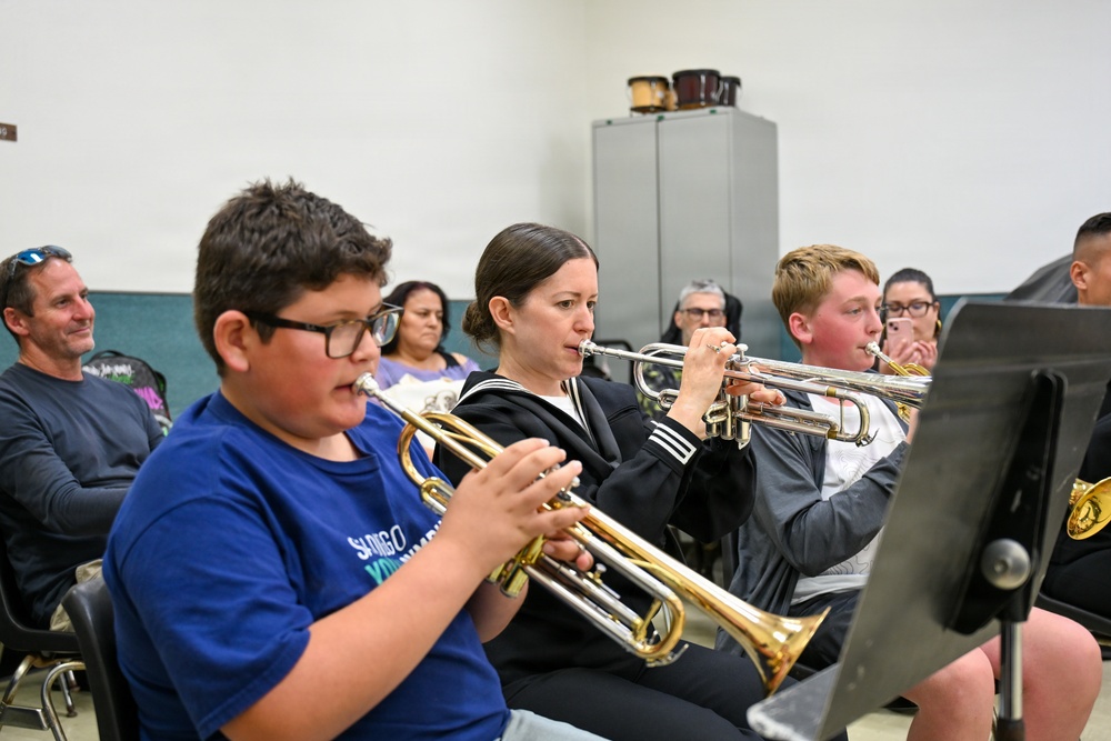 Navy Band Southwest’s Harborside Brass Quintet at the San Diego Youth Symphony