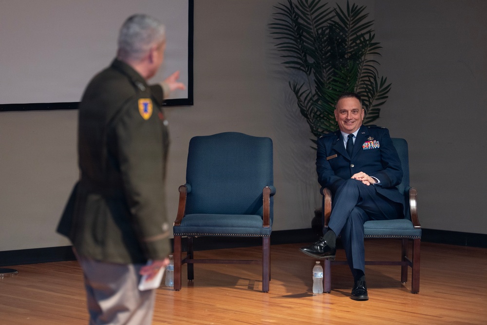 U.S. Air Force Brig. Gen. Michael Dunkin promotion ceremony