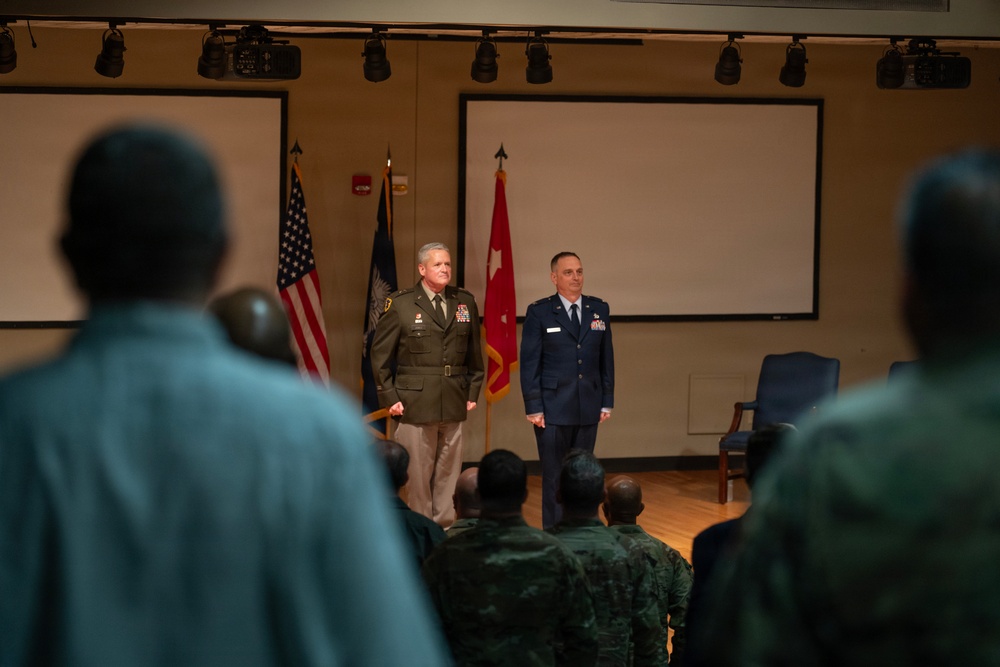 U.S. Air Force Brig. Gen. Michael Dunkin promotion ceremony