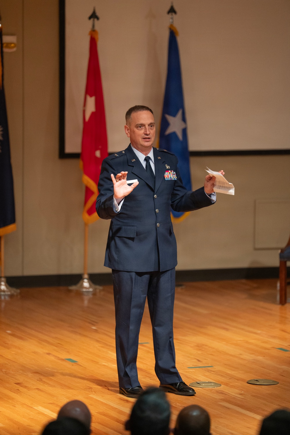 U.S. Air Force Brig. Gen. Michael Dunkin promotion ceremony