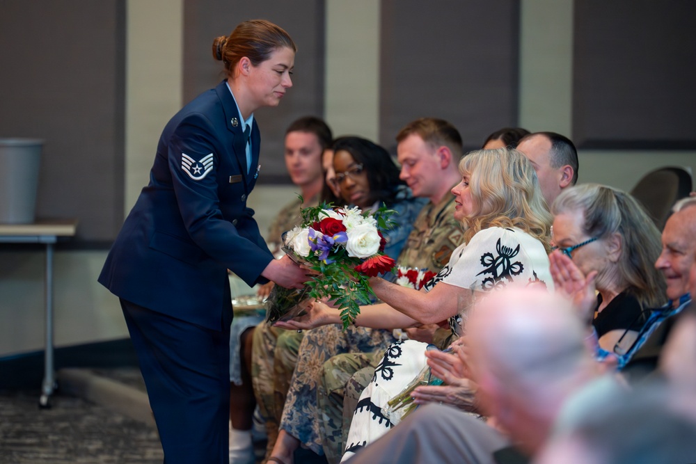 U.S. Air Force Brig. Gen. Michael Dunkin promotion ceremony