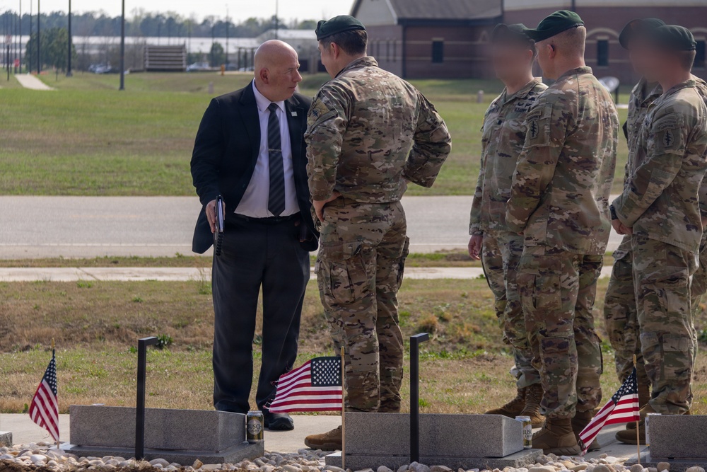 Senior Strategy Advisor Eric Geressy Visits 3rd Special Forces Group (Airborne)