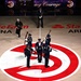 Air Force Honor Guard performs during NBA halftime show