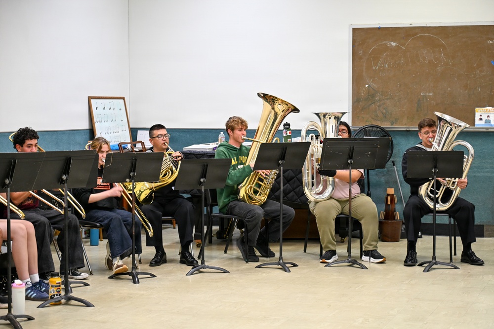 Navy Band Southwest’s Harborside Brass Quintet at the San Diego Youth Symphony