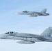 CORE26 | Air-to-air U.S. Marine Refuel Finnish F/A-18 Hornets over Arctic Circle