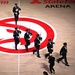 Air Force Honor Guard performs during NBA halftime show