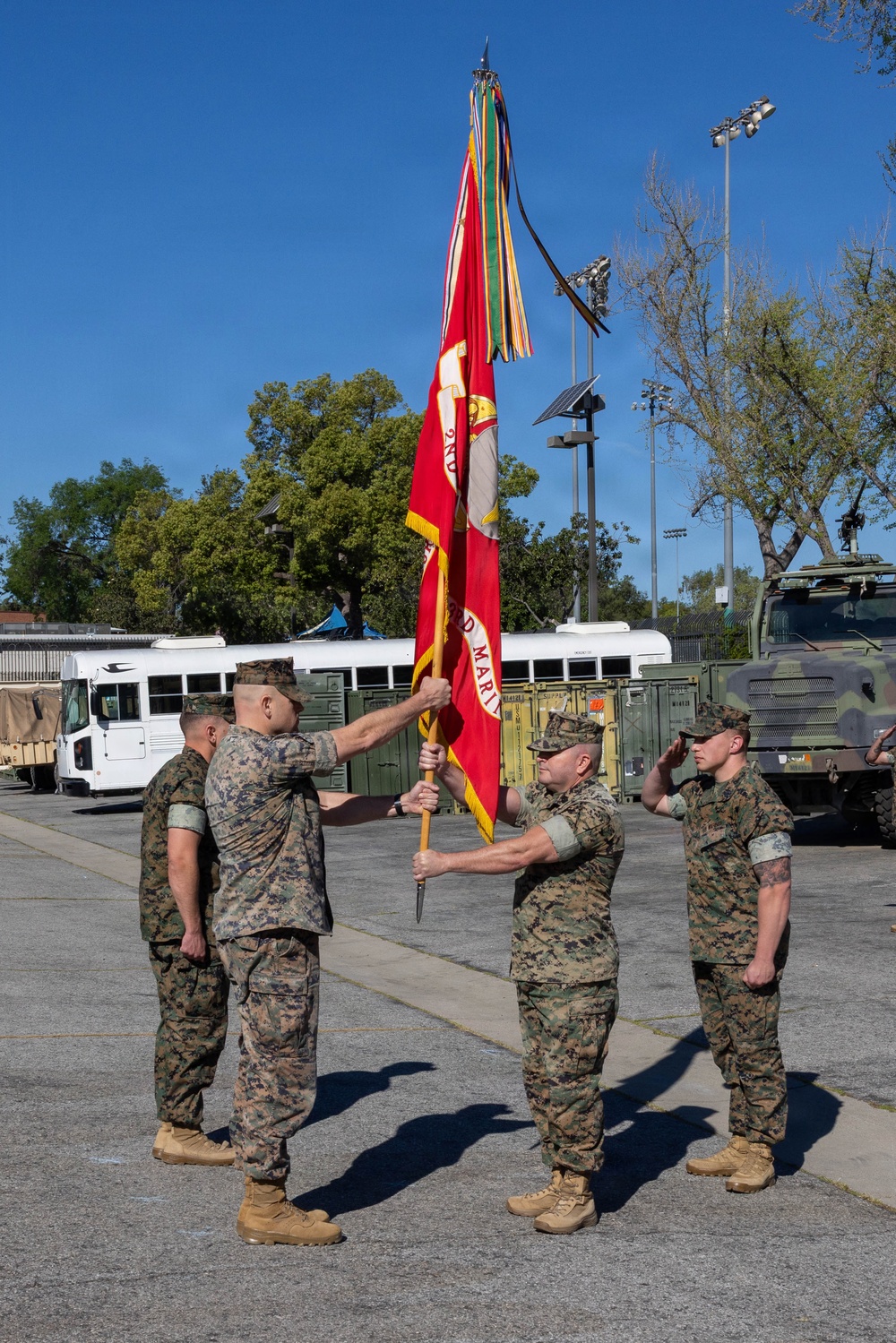 Change of Command 2d Bn 23d Marines 4th MARDIV