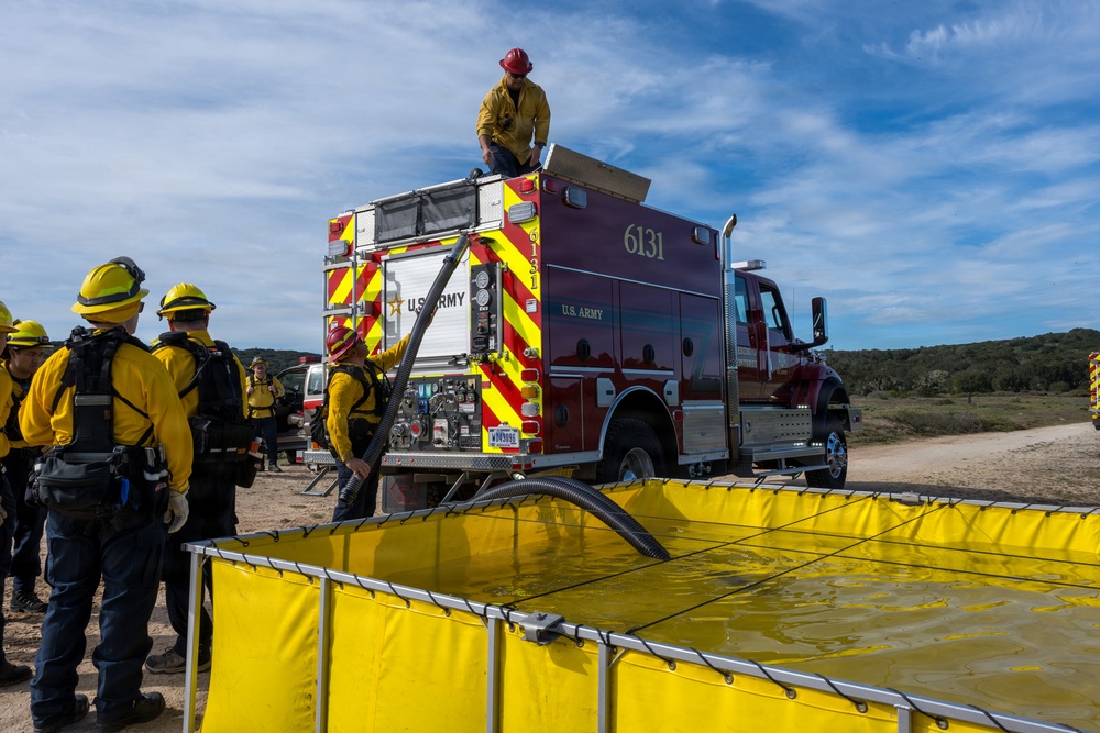 Presidio of Monterey firefighters conduct Wildland Firefighter Training