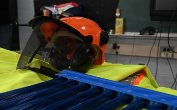 The 104th Fighter Wing participates in middle school career day