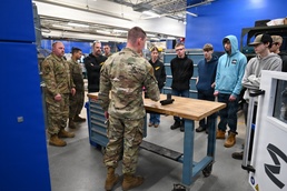 Metals Technology Shop Highlights Differences Between Civilian and Federal Careers for Students