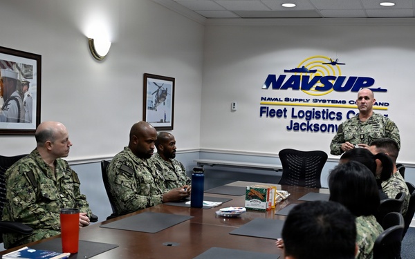 NAVSUP CMC Colosimo visits NAVSUP FLC Jacksonville