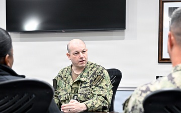 NAVSUP CMC Colosimo visits NAVSUP FLC Jacksonville