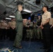 IKE Executive Officer Performs Uniform Inspection