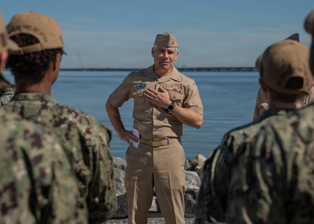 CSG TWO Conducts Reenlistment and Frocking Ceremony