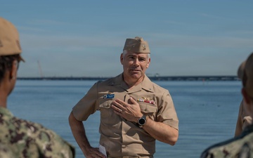 CSG TWO Conducts Reenlistment and Frocking Ceremony