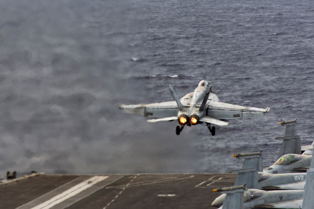 USS Gerald R. Ford (CVN 78) Flight Ops During Operation Epic Fury