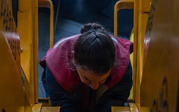USS Gerald R. Ford (CVN 78) Hangar Bay Operations