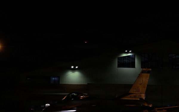 Minnesota Air National Guard conducts night flying operations
