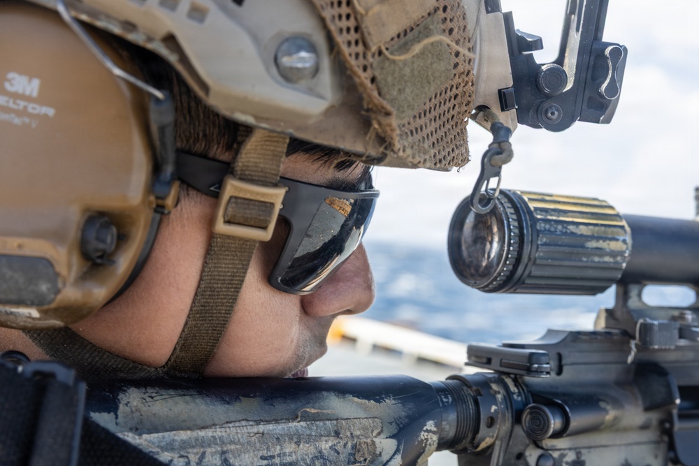 22nd MEU(SOC) | India Company Deck Shoot Aboard USS Fort Lauderdale