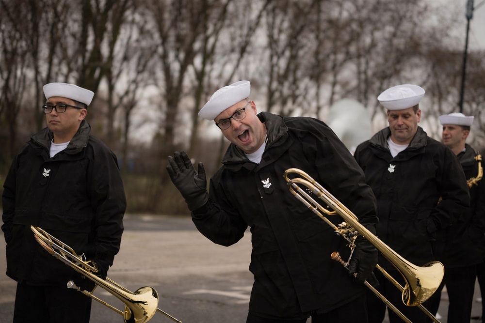 Navy Band Great Lakes Performs at Chicago’s Annual St. Patrick’s Day Parade