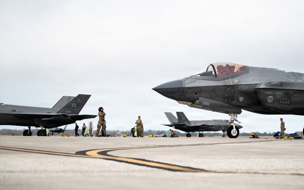 F-35As Exercise readiness capabilities in war and peace times