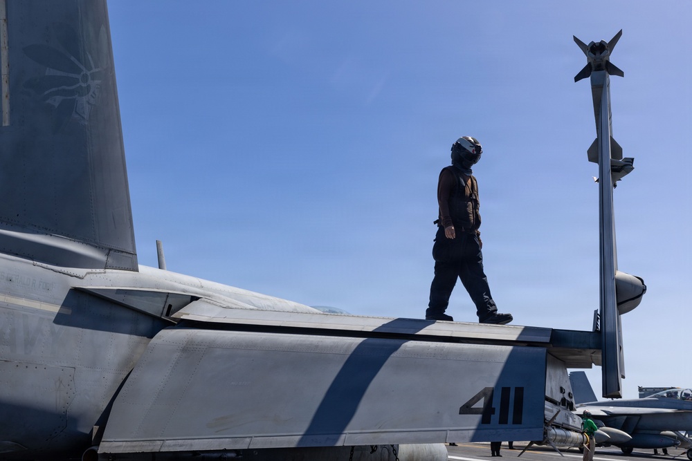USS Gerald R. Ford (CVN 78) supports Operation Epic Fury