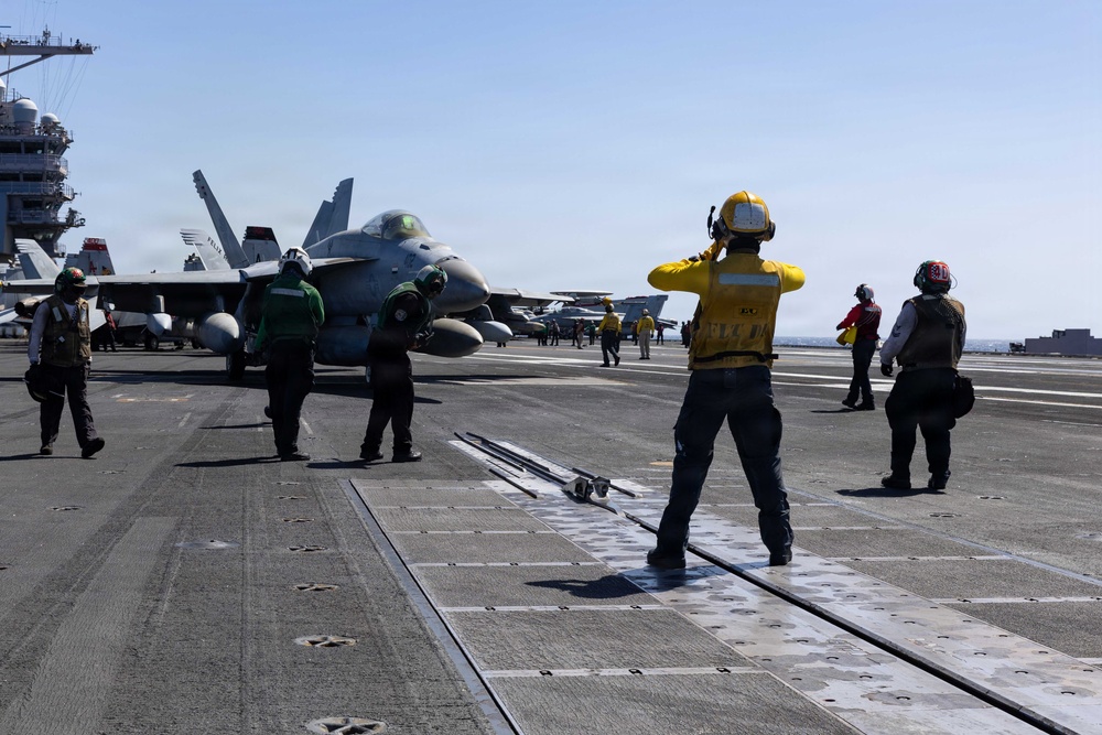 USS Gerald R. Ford (CVN 78) supports Operation Epic Fury
