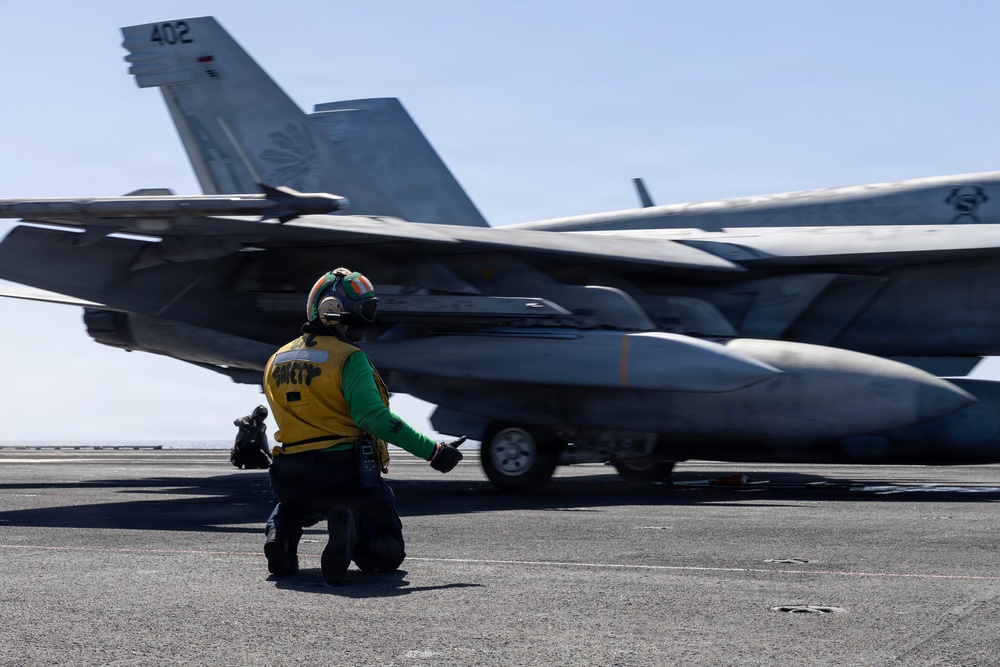 USS Gerald R. Ford (CVN 78) supports Operation Epic Fury