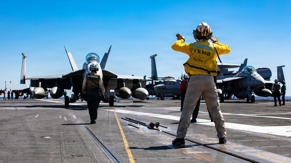 USS Gerald R. Ford (CVN 78) supports Operation Epic Fury
