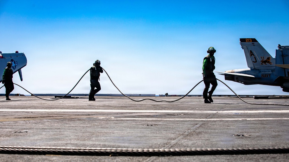 USS Gerald R. Ford (CVN 78) supports Operation Epic Fury