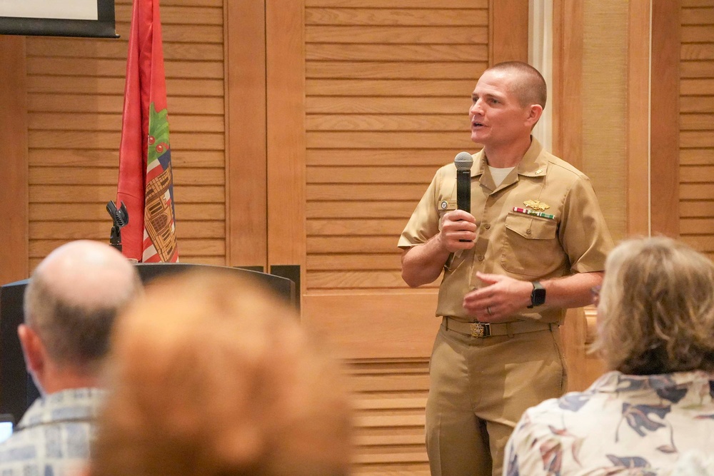 NCTF-RH speaks at the Society of American Military Engineers Honolulu Post luncheon