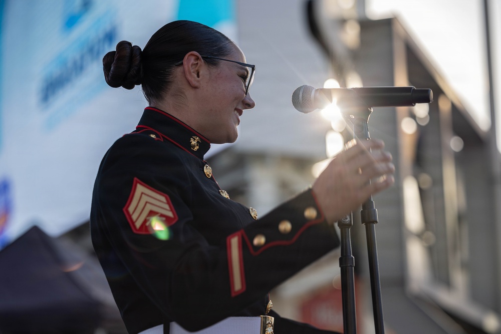 Marine Band San Diego Performs for San Diego Festival of Science and Engineering
