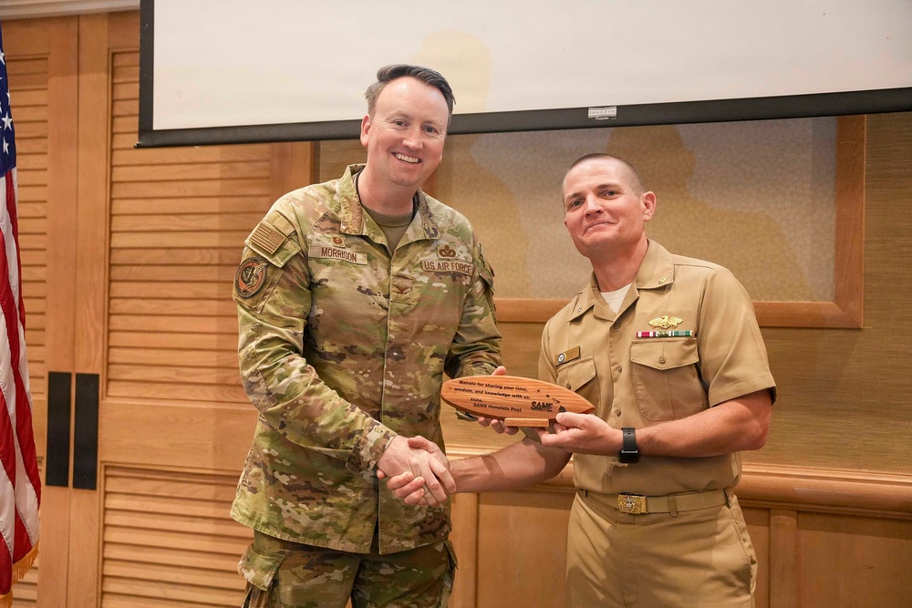 NCTF-RH speaks at the Society of American Military Engineers Honolulu Post luncheon